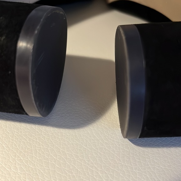 STUART WEITZMAN black suede booties size 9,5 worn only once - Picture 8 of 10